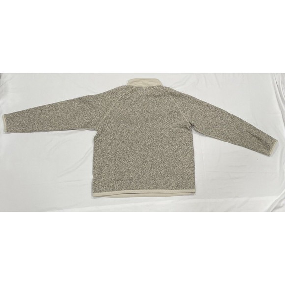 The North Face Jacket Half Zip Mock Neck Sand Stone Heather - Picture 2 of 3